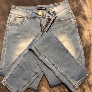 Fashion Nova Light Hi Waisted Skinny Jeans